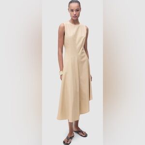 Mango ASYMMETRICAL FLARED DRESS, size 10